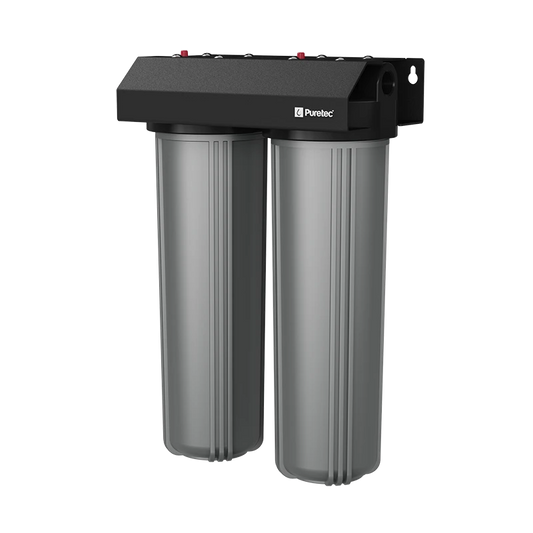 Puretec EM2-100 Ecotrol Multi-point Dual System - 20inch, 5 micron, 100 lpm