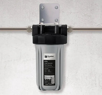 LD1025K Large Diameter Filter Housing Kit, with 10" PP20LD1 Sediment Filter Included