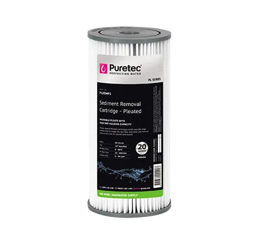 Puretec PL20MP1 Pleated Sediment Cartridge